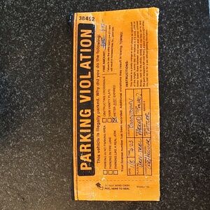 Blue Q - Parking Violations - Pencil Case used